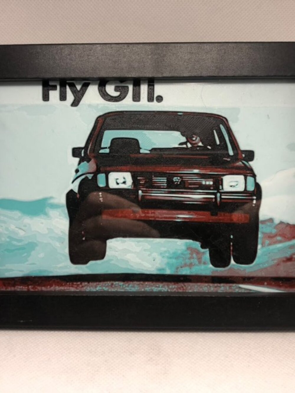 FLY GTI VW RABBIT GTI 3D PRINTED AD & GTI Key chain set vw vdub Rabbit gti